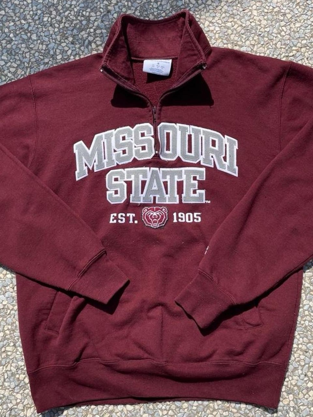Champion Maroon Missouri State Quarter-Zip Pullover